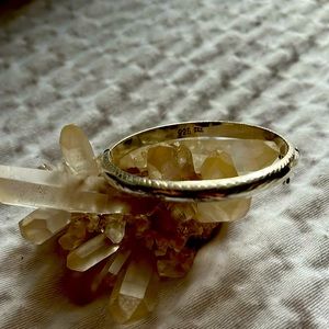 Small child’s sterling bangle